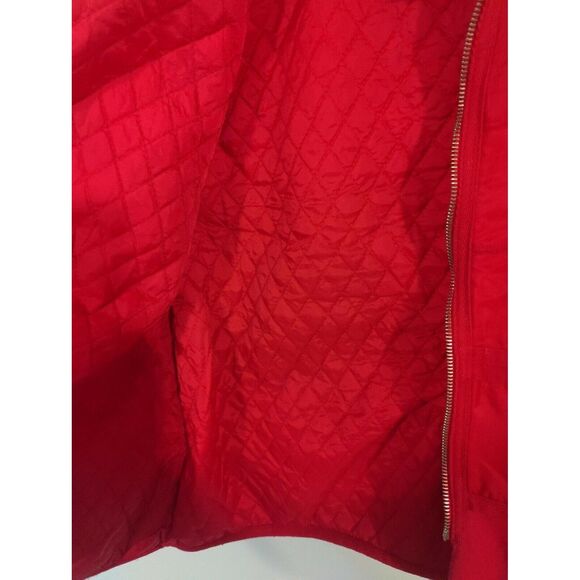 Vintage winter red Vest Climate Zone outdoors pockets size M - Picture 7 of 8